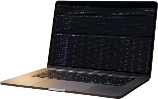 A laptop showing a GitHub project table grouped by train: cars in progress, ready and to do, and the numbers of every car that shipped.